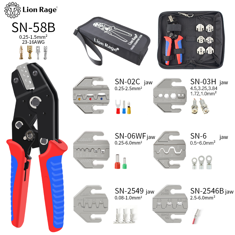 Automatic Wire Stripper Cutter - Kit de Alicates de Crimpagem com