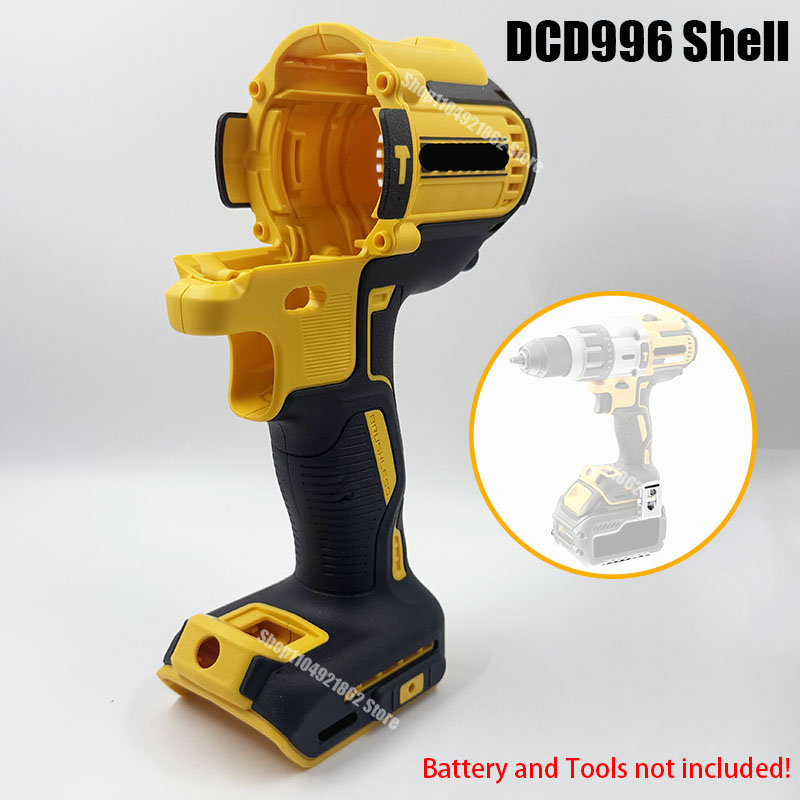 Brushless Cordless Electric Drill 18V - Ferramentas elétricas acessórios dcd996 martelo sem