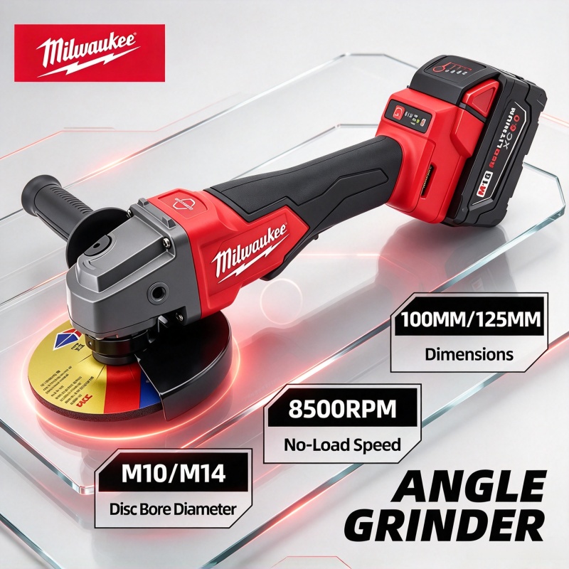 Brushless Angle Grinder Battery Powered - Nova Esmerilhadeira Angular Milwaukee Original 125mm