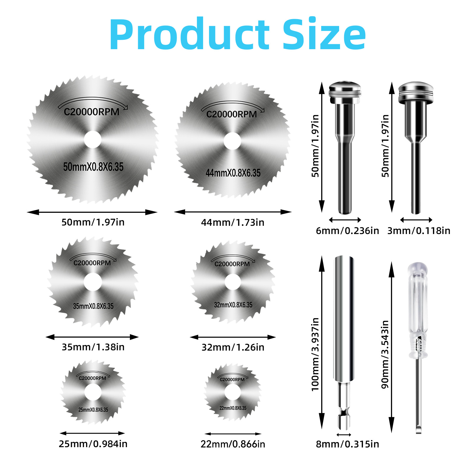Lâminas de serra de aço de alt - Cordless Rotary Tool Kit Accessories avaliação e preço