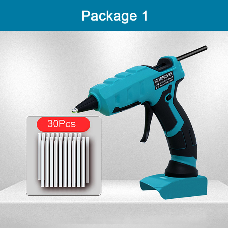 Pistola de cola quente elétric - Hot Melt Glue Gun Cordless avaliação e preço