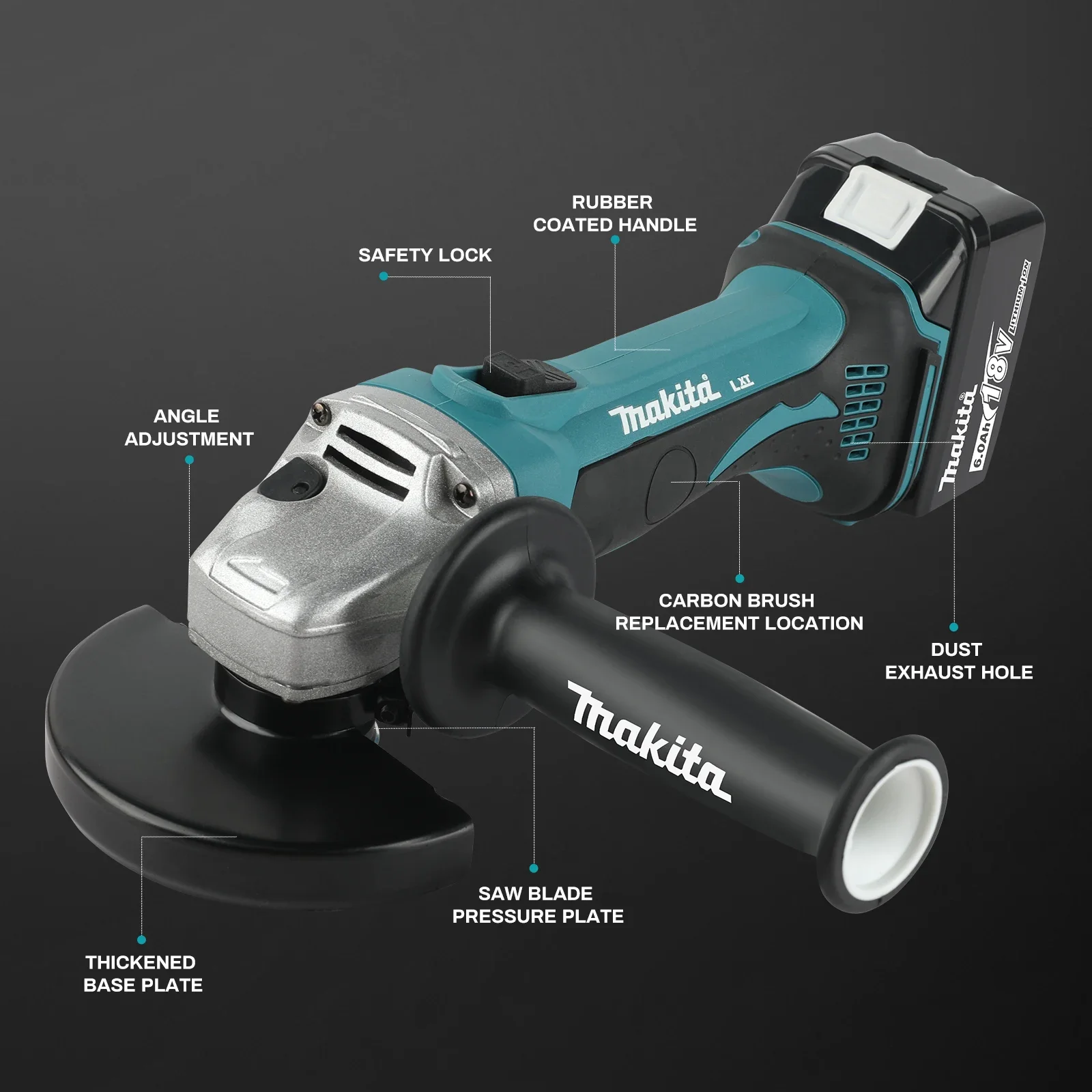 Esmerilhadeira angular elétric - Brushless Angle Grinder Battery Powered avaliação e preço