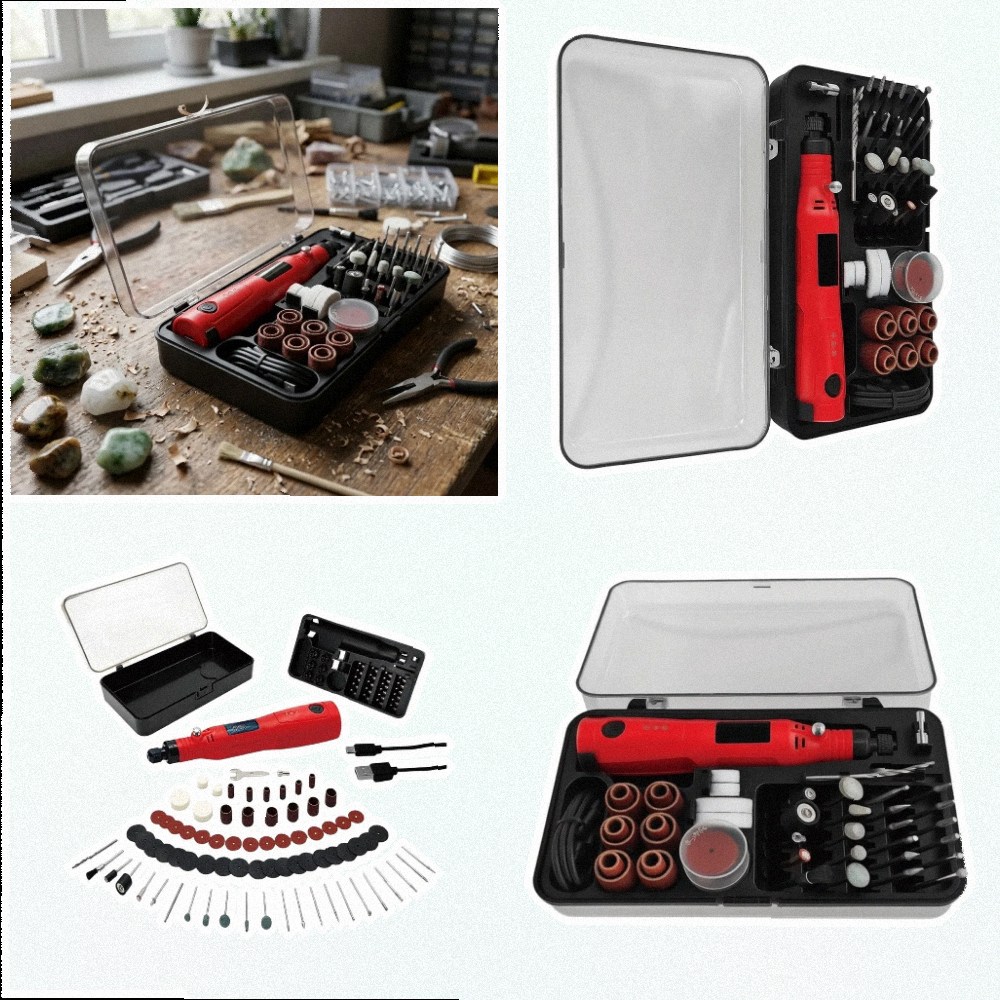 Kit de ferramentas rotativas s - Cordless Rotary Tool Kit Accessories avaliação e preço