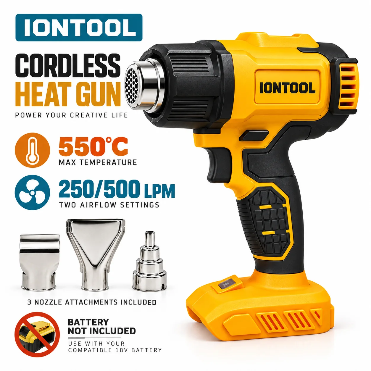 PISTOLA DE AQUECIMENTO SEM FIO - Cordless Heat Gun For Shrink Tubing avaliação e preço
