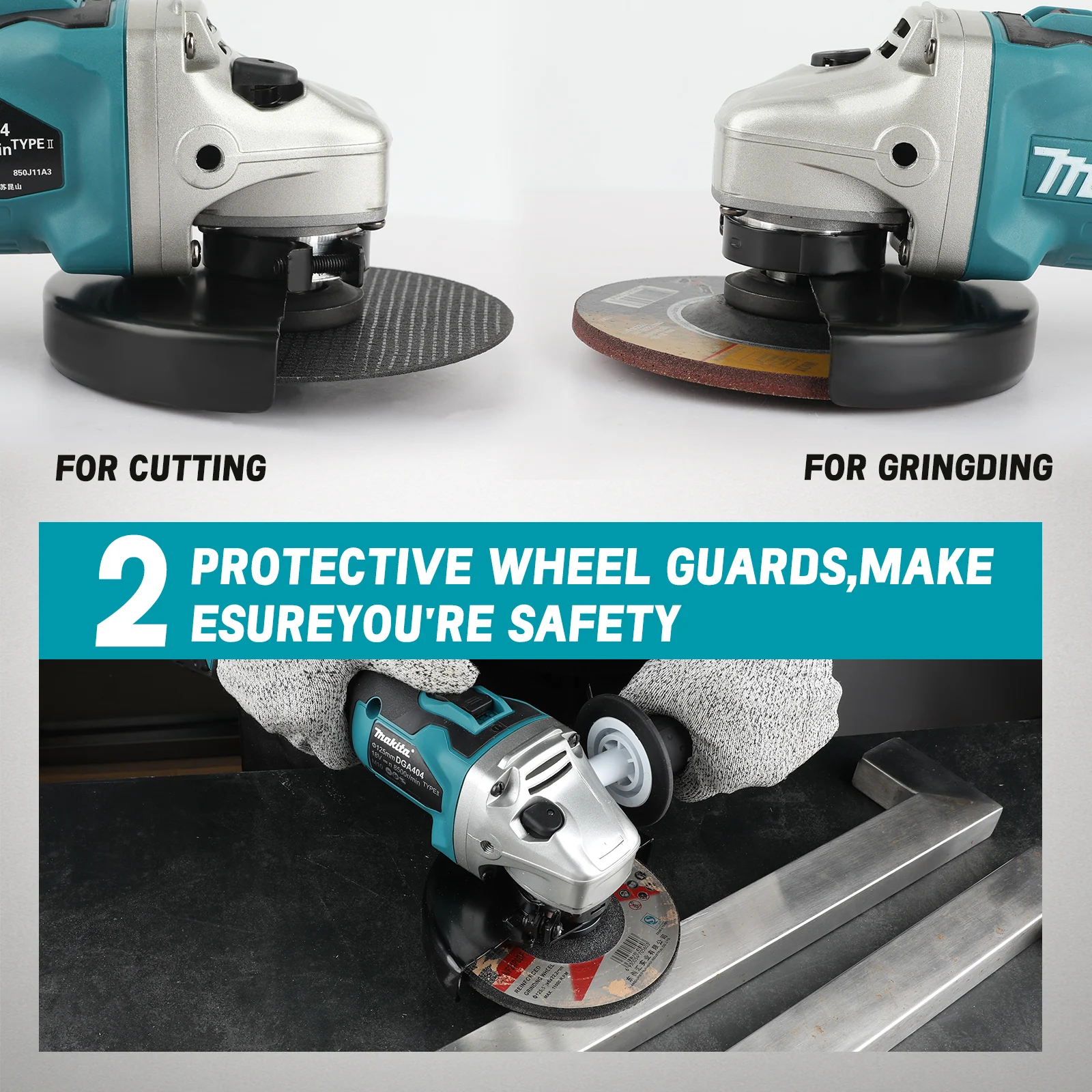 DGA404 100/125mm Esmerilhadeir - Brushless Angle Grinder Battery Powered avaliação e preço
