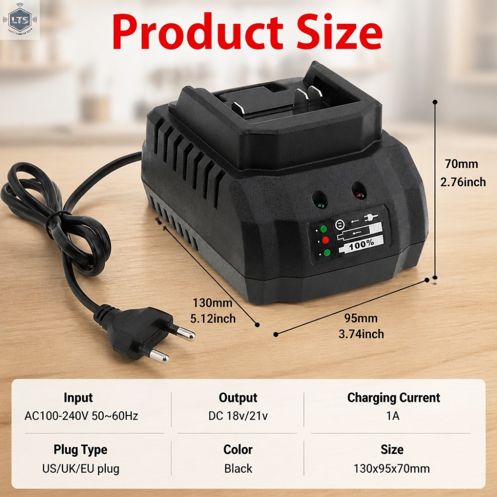 Carregador de Bateria de 18V 2 - Brushless Cordless Electric Drill 18V avaliação e preço