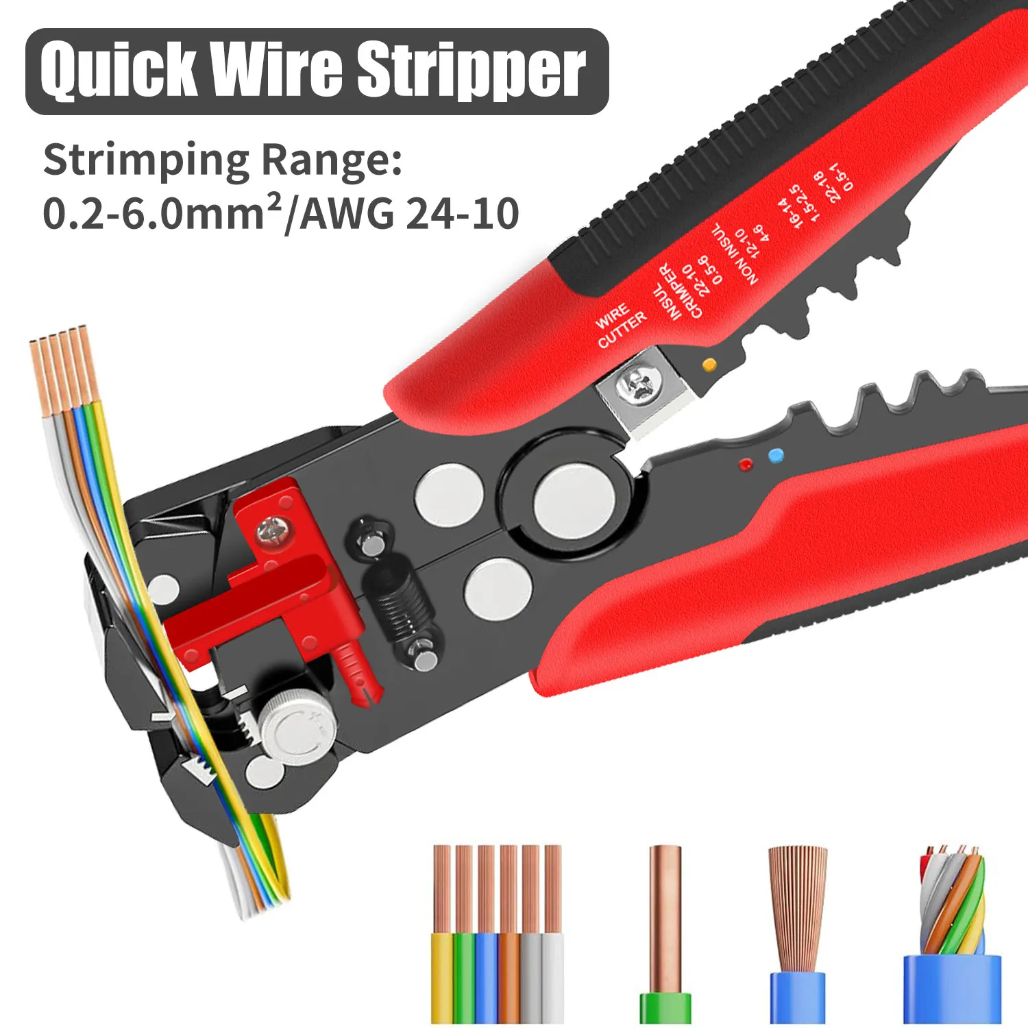 Desencapador de fios autoajust - Automatic Wire Stripper Cutter avaliação e preço